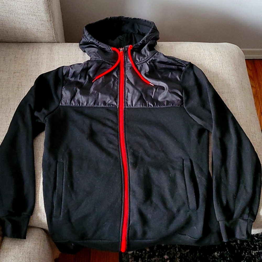 Pony, Men's zip up jacket, Size medium